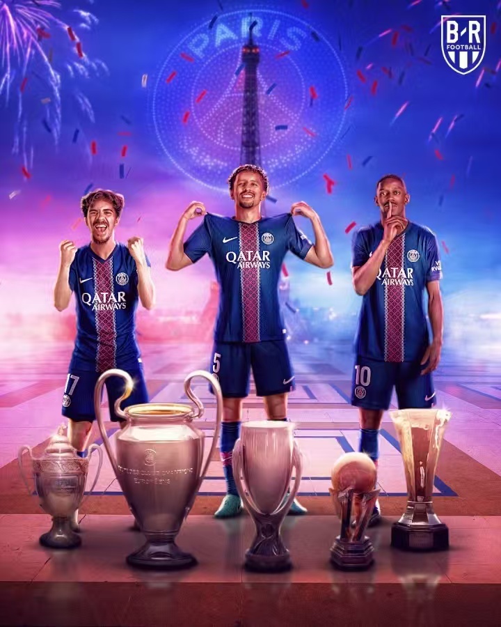 El PSG, tras una remontada contra todo pronóstico, ganó cinco títulos del año.